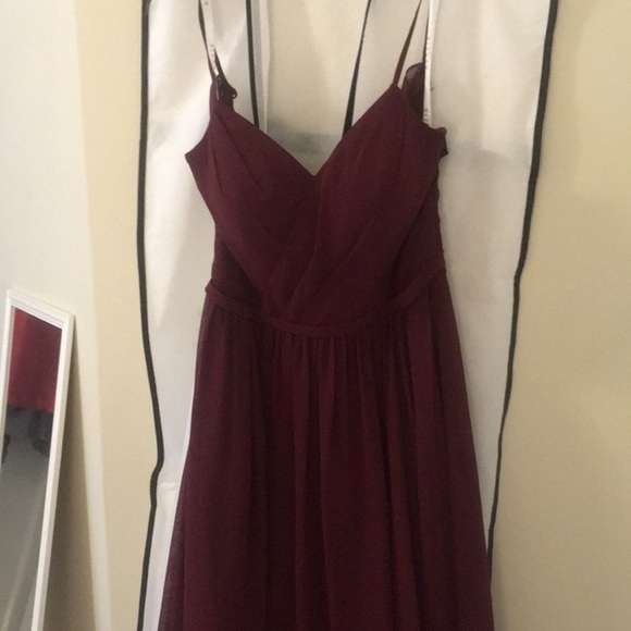 Burgundy dress - Picture 4 of 4